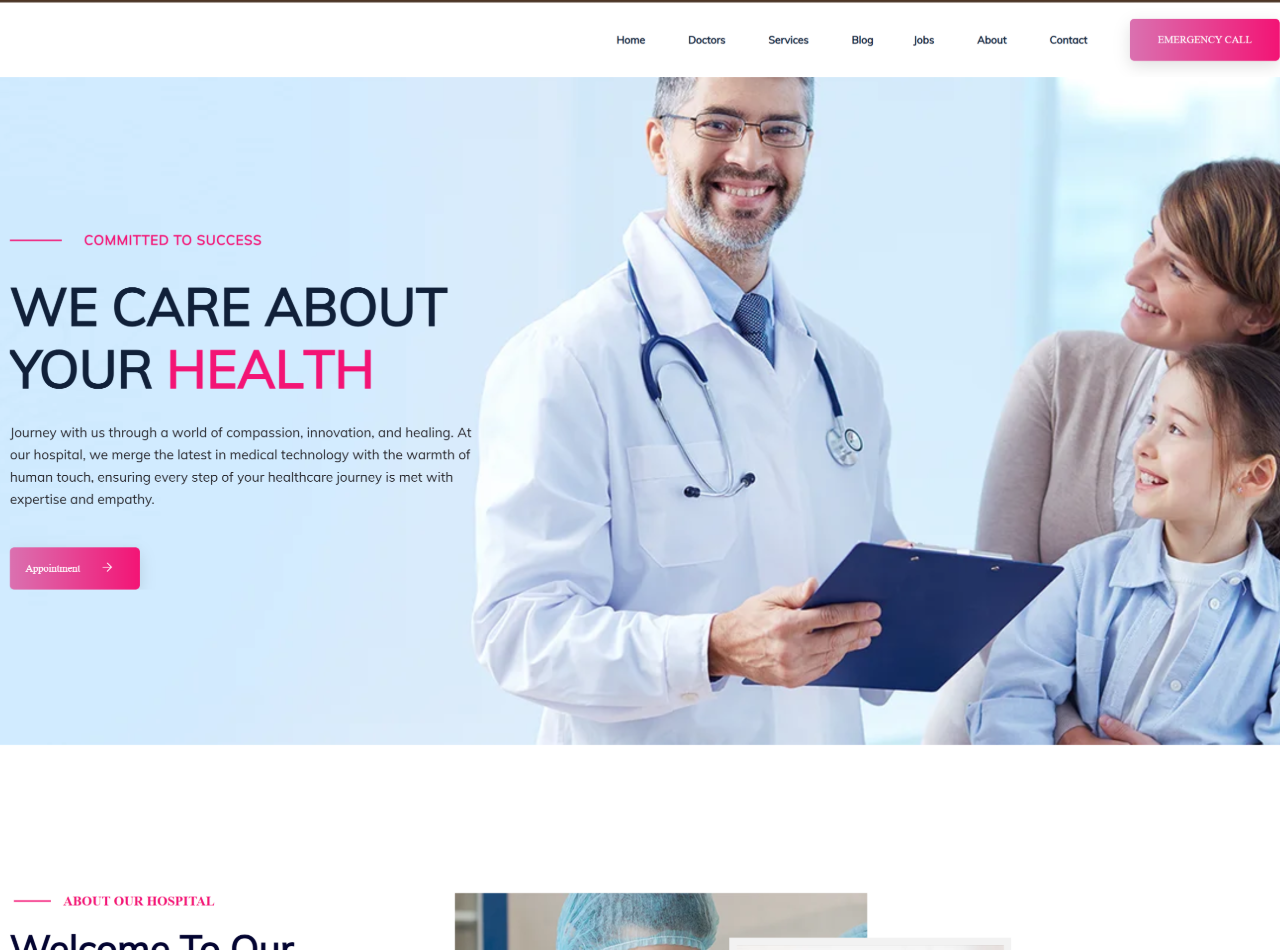 Icon Hospital Website